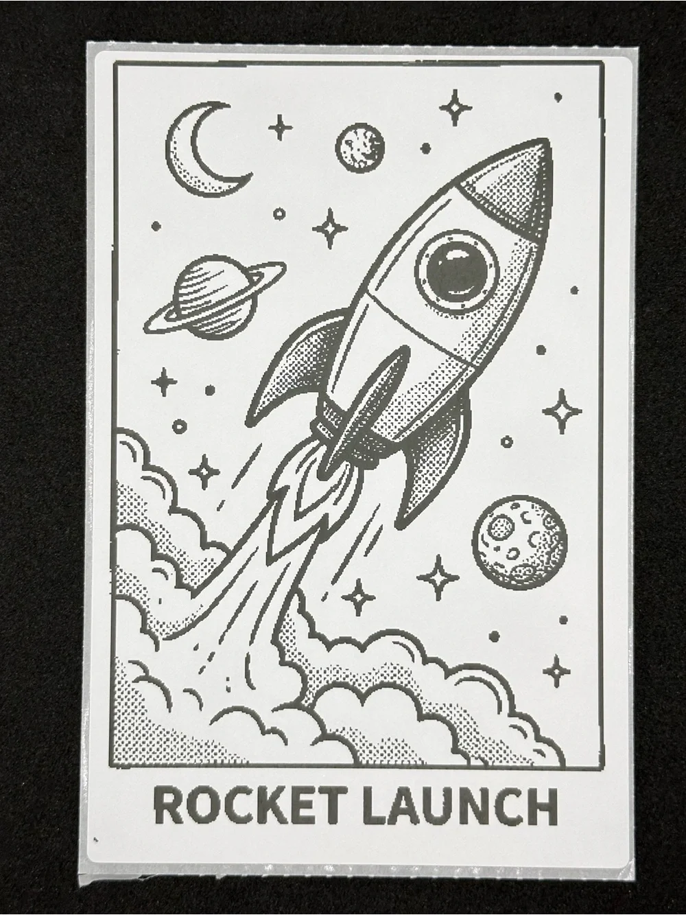 Handmade blast off